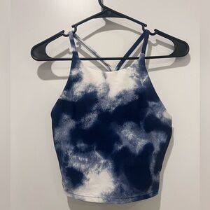 Old Navy Active Tie Dye Powersoft Crop Top
